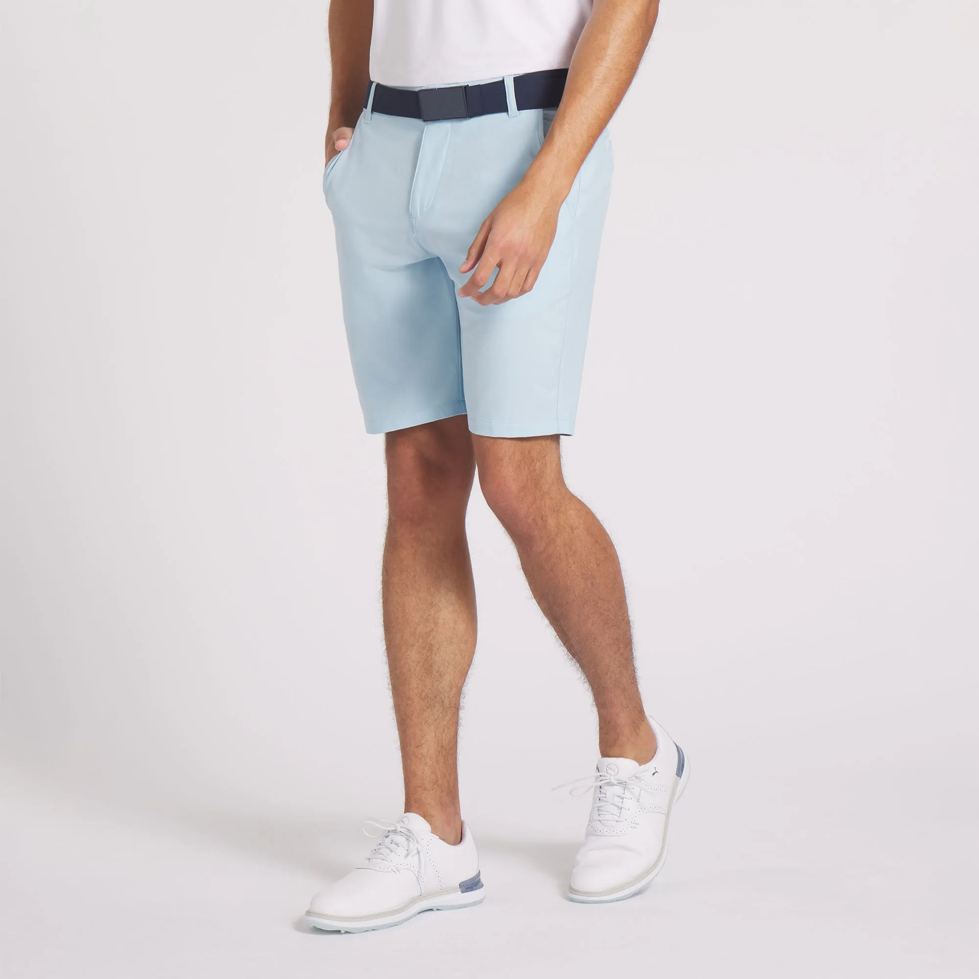 101 Solid 9" Golf Shorts | Silver Sky