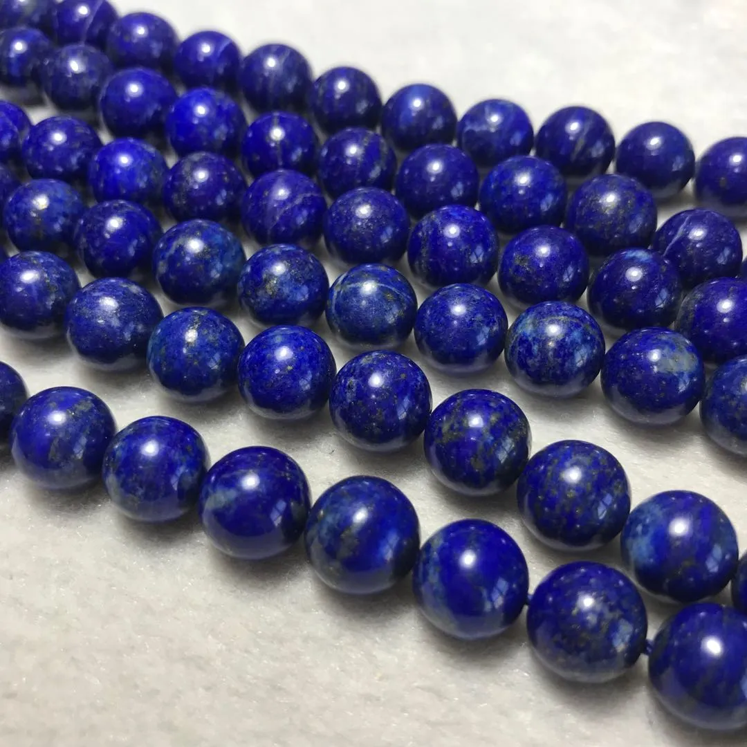 10mm Natural Lapis Lazuli Round Bead Strands DIY Jewelry Findings