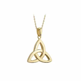 14K Yellow Gold Small Trinity Knot Pendant