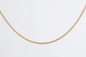 18" 14k Yellow Gold Cuban Chain (7.57g.)