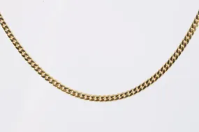 20" 14k Yellow Gold Curb Chain (16.62g.)