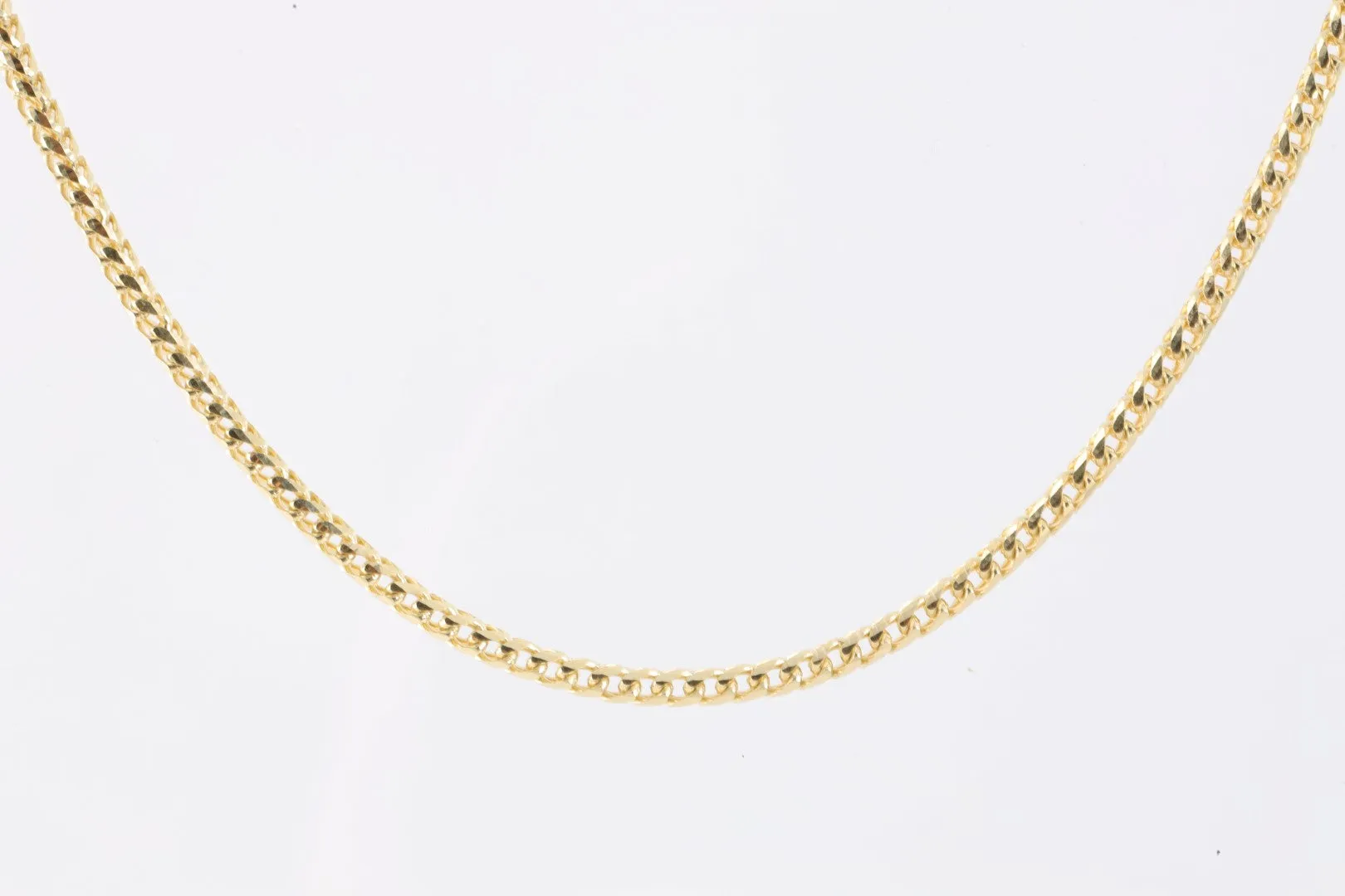 24" 10k Yellow Gold Wheat Chain Necklace (19.82g.)