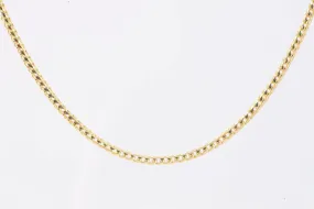 24" 10k Yellow Gold Wheat Chain Necklace (19.82g.)