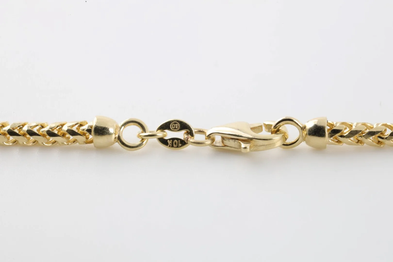 24" 10k Yellow Gold Wheat Chain Necklace (19.82g.)