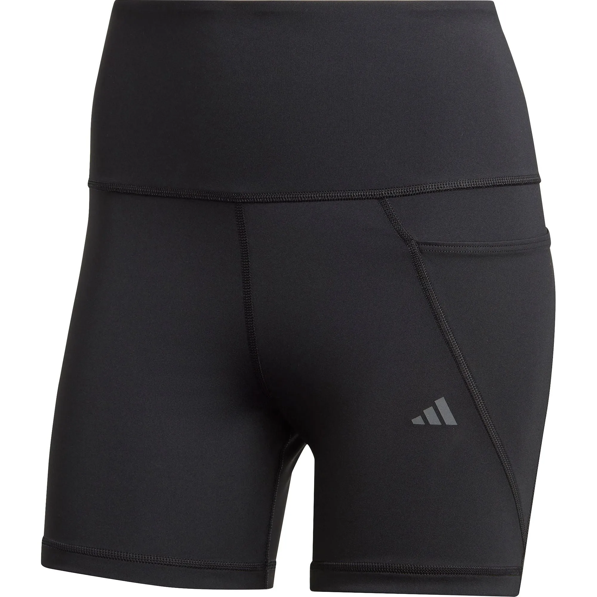 adidas Adizero Lite Womens Short Running Tights - Black