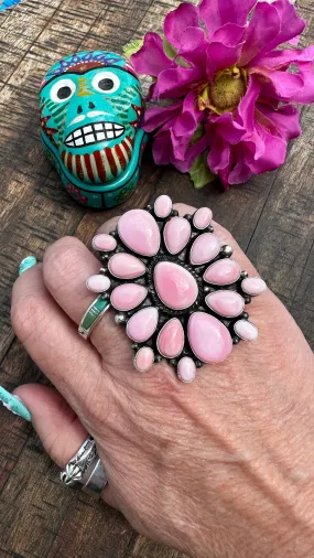 Adjustable "Cotton Candy" Cluster Ring