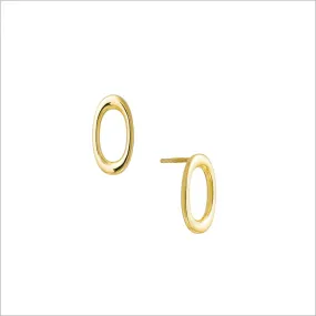 Allegra 18K Gold Stud Earrings