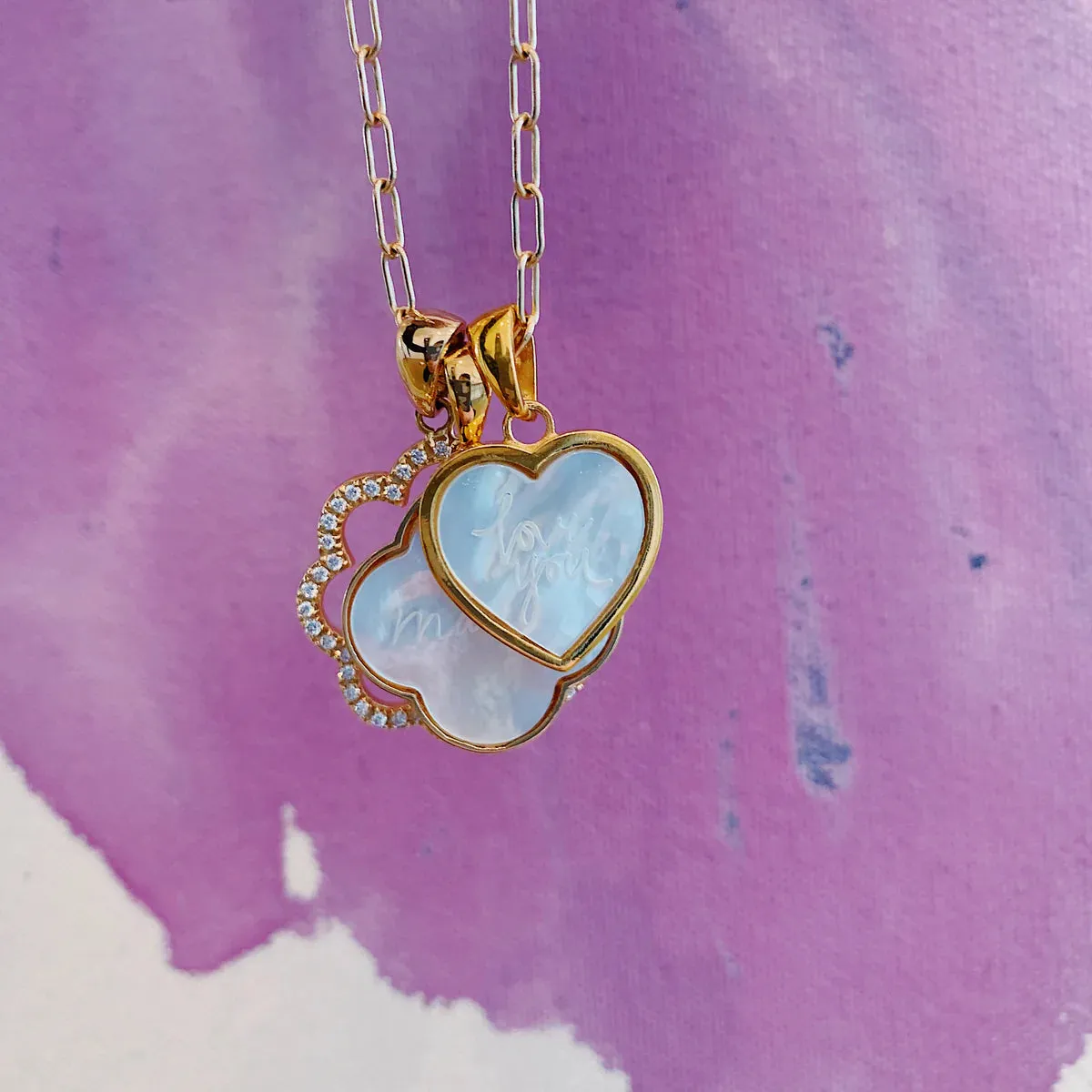 ASHA Love You Heart Pendant