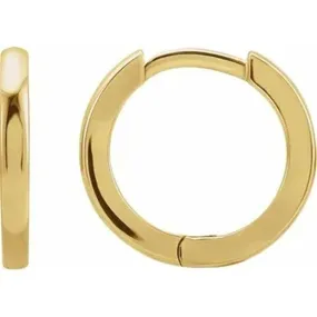 Aura by Martin Binder 12.5mm Gold Hoop Earrings