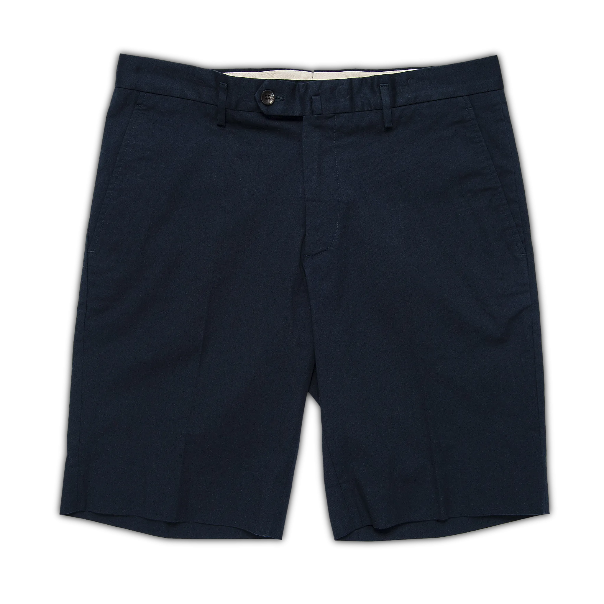 Bazile bermuda shorts in stretch gabardine cotton (dark blue)