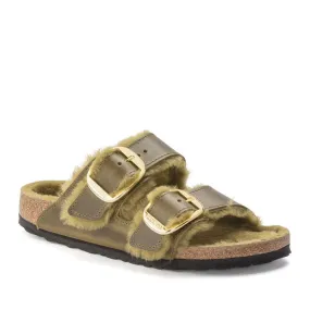 Birkenstock Arizona Big Buckle Shearling Olive   