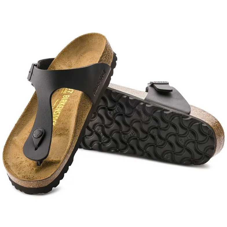 Birkenstock Gizeh Birko-Flor Black Sandals