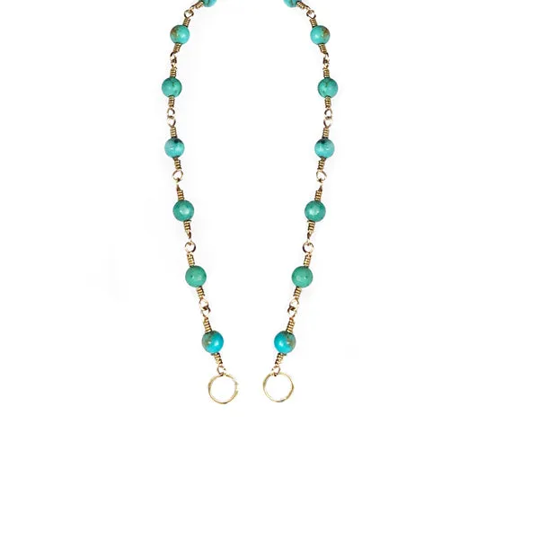 BOHEME DELPH TURQUOISE BEAD CHAIN