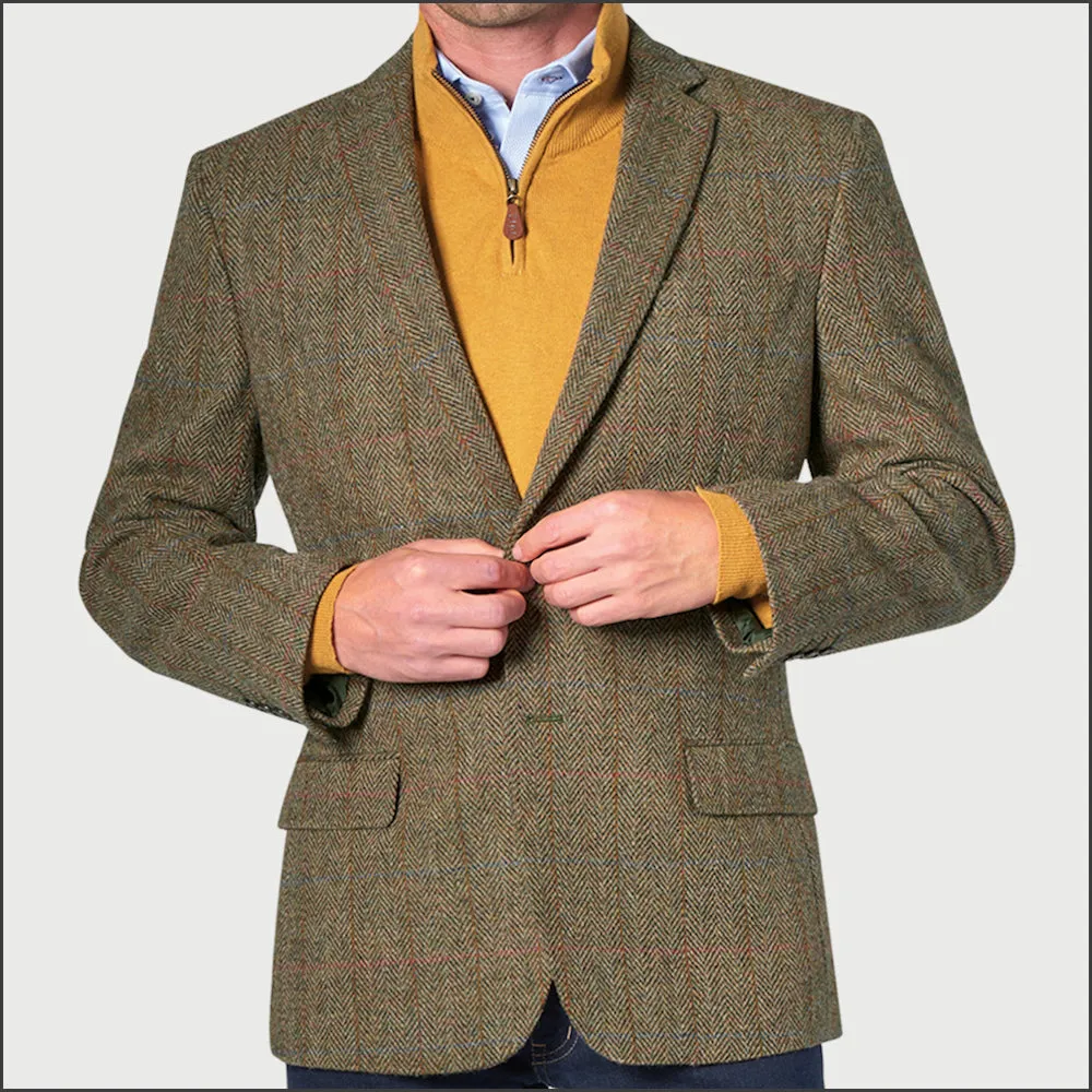 Brook Taverner Stromay Harris Tweed Jacket<><>