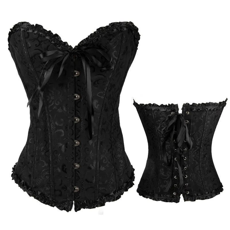 Burlesque Lingerie Overbust Corset