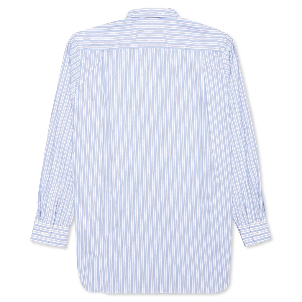 Button Down - Light Blue/White