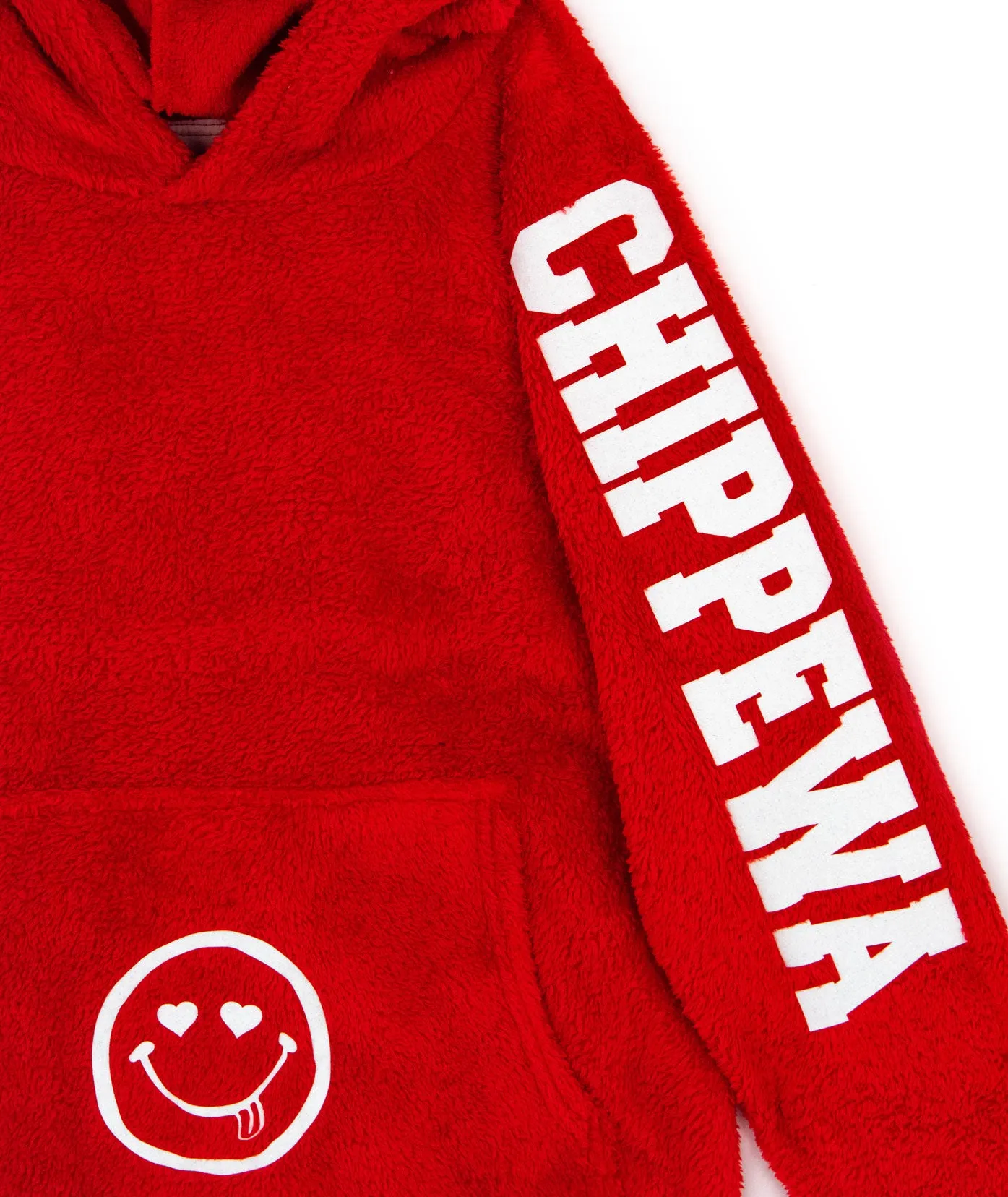 Camp Name Heart Eye Smiley Hoodie