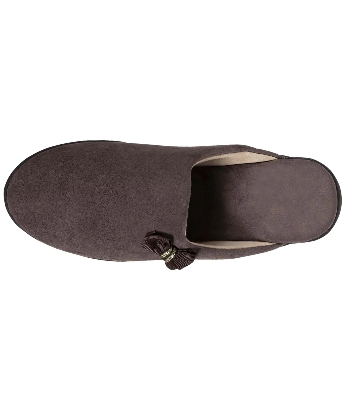 Chaussons mules Femme Talon Nud Taupe