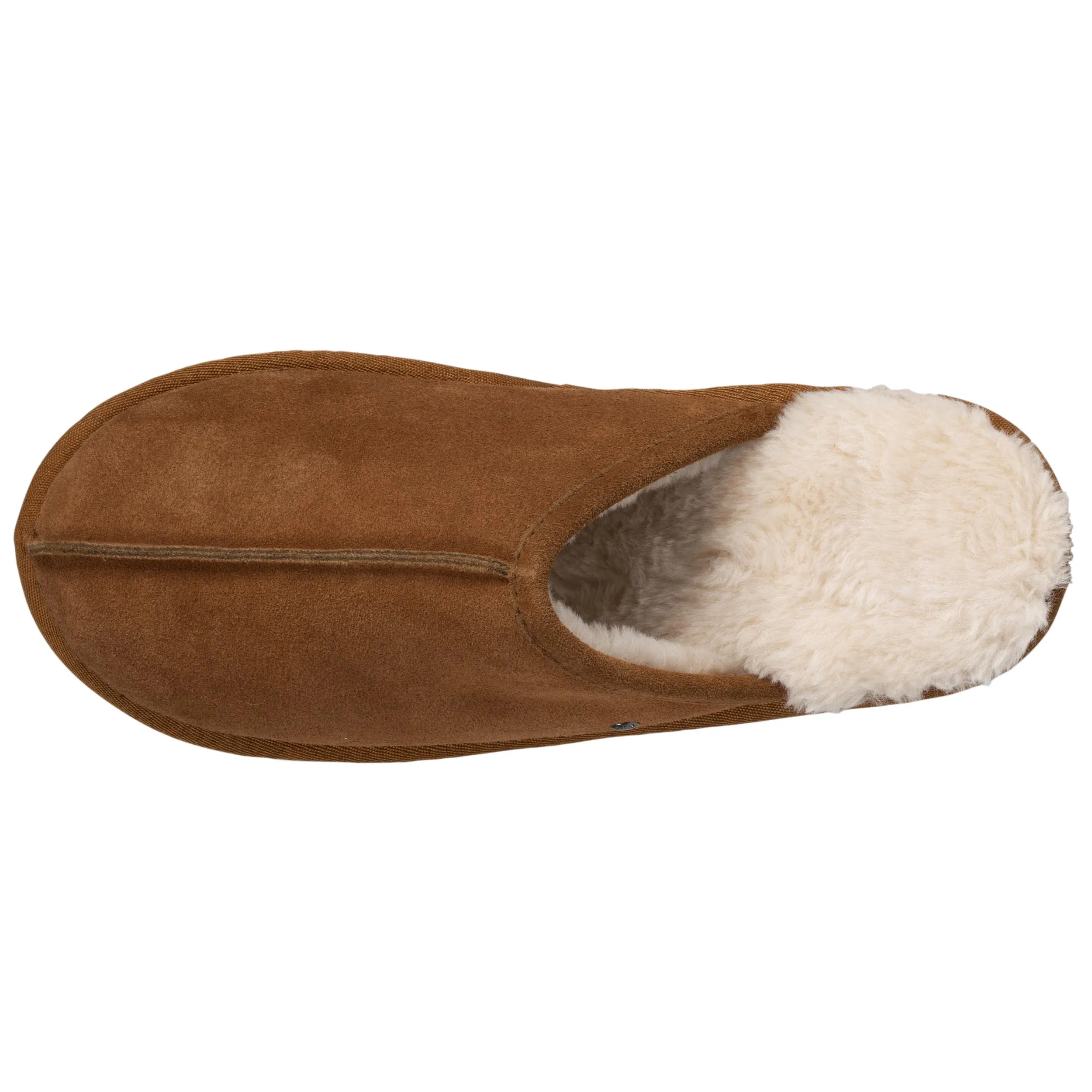 Chaussons mules Homme Cuir Camel