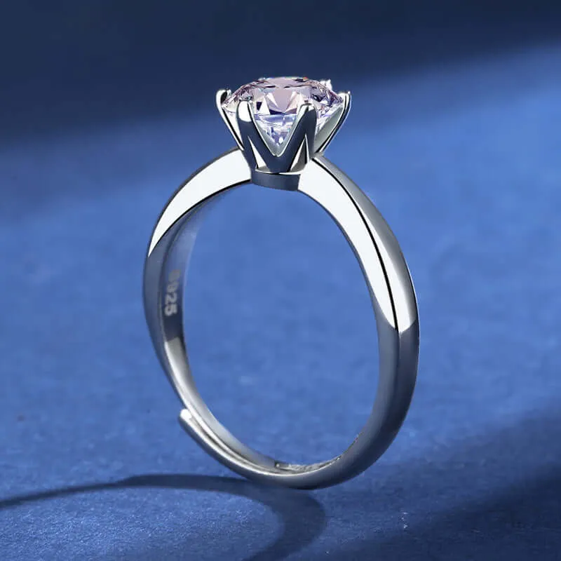 Classic Simple Moissanite Ring