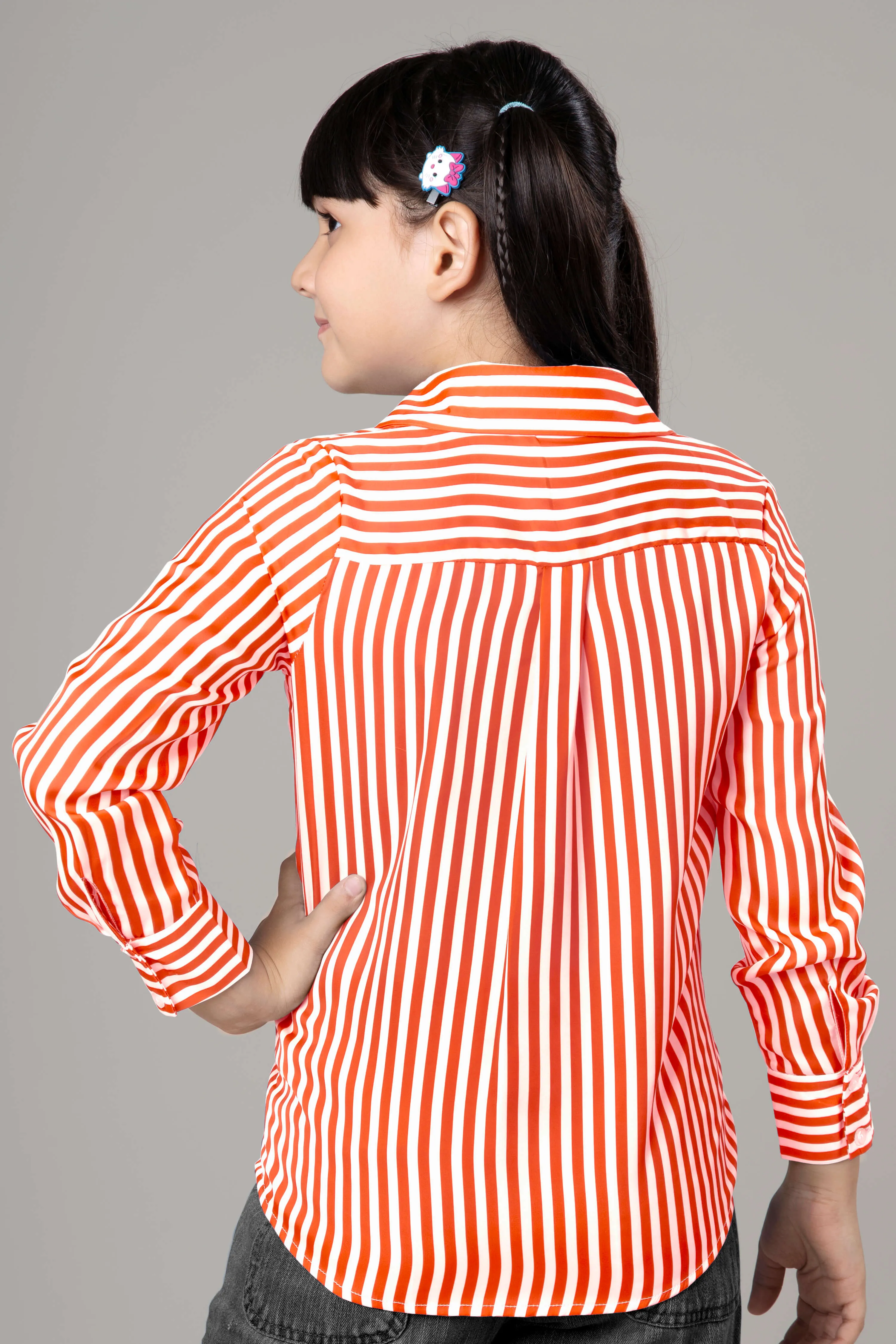 Classic Stripes Shirt For Girls