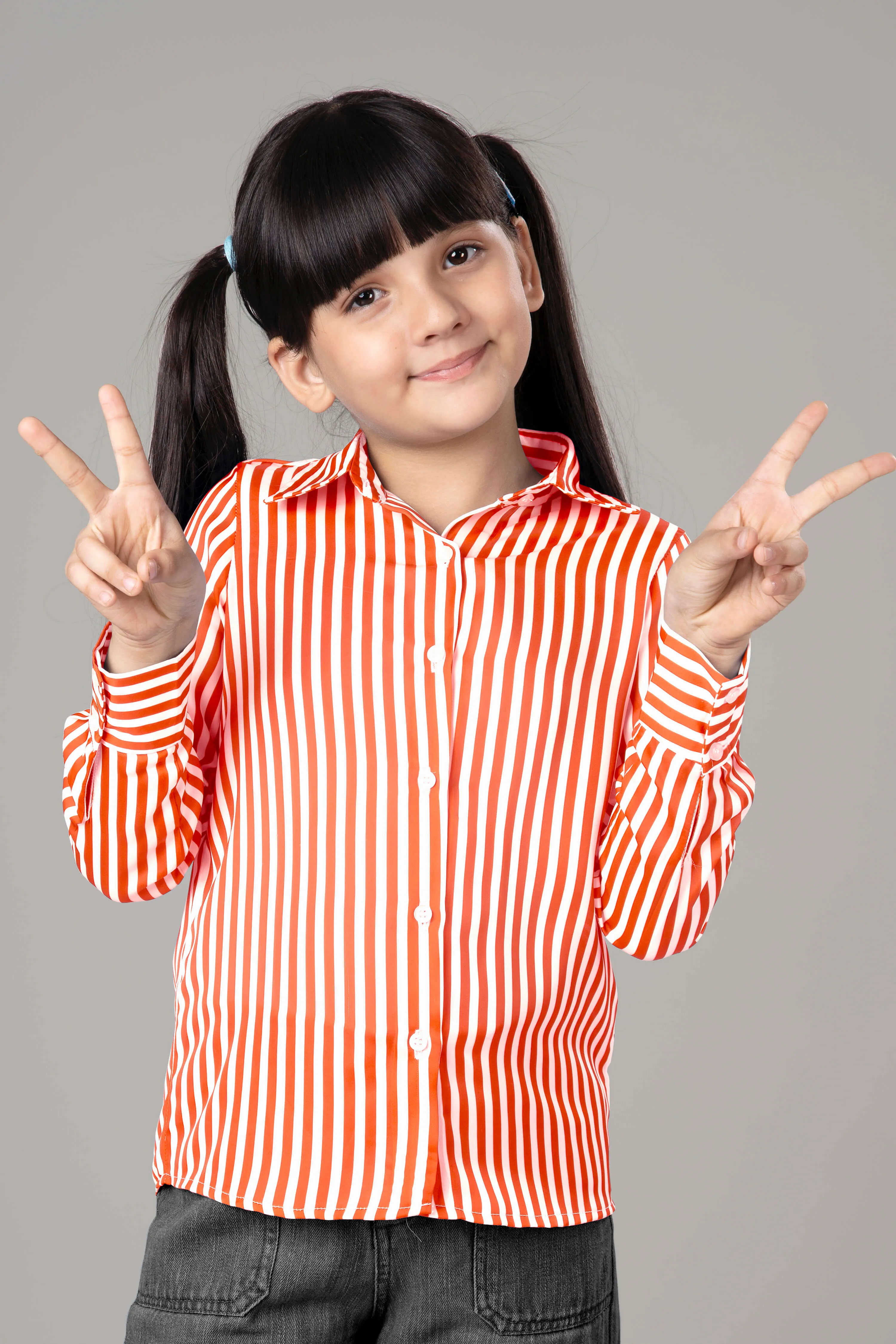 Classic Stripes Shirt For Girls