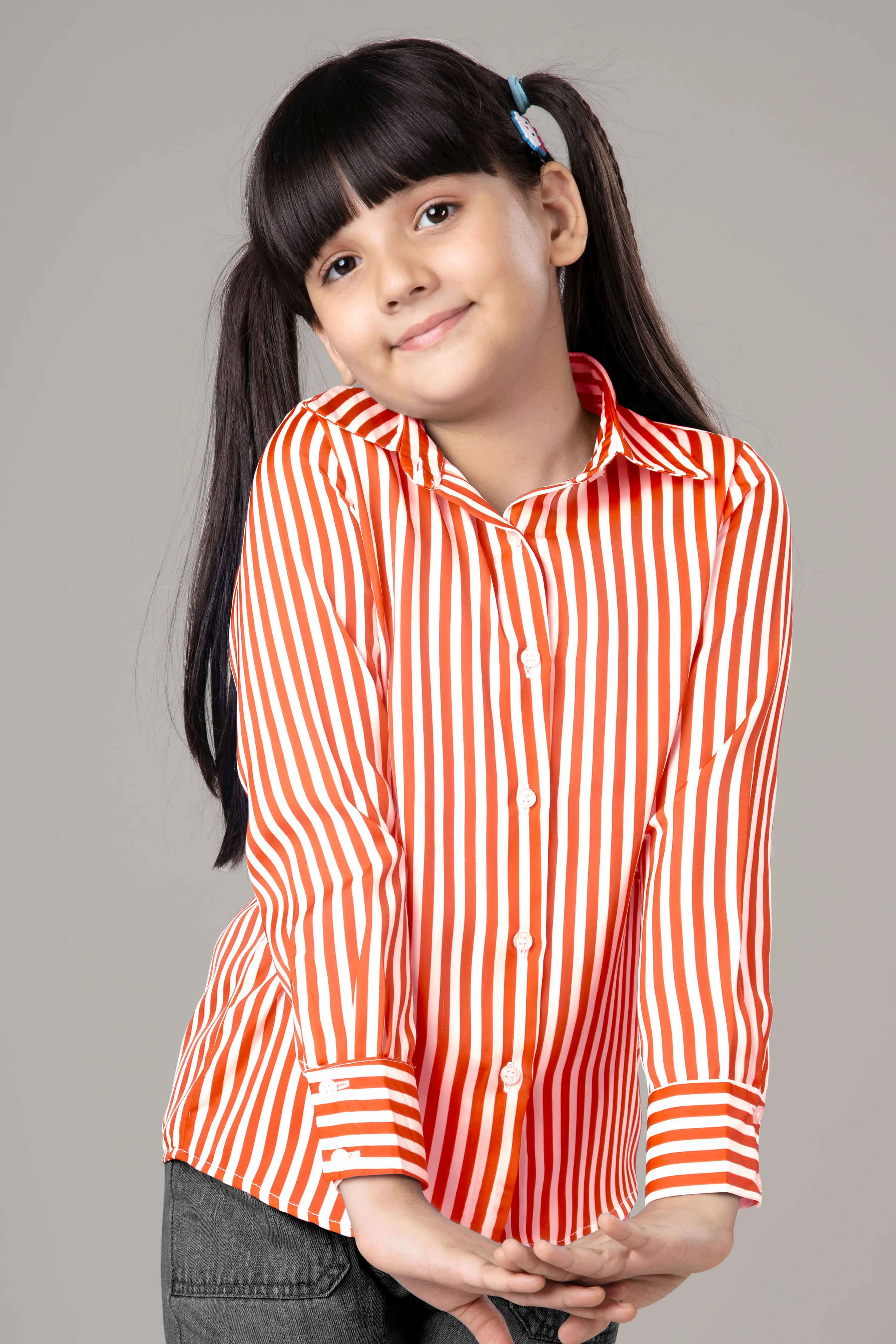 Classic Stripes Shirt For Girls