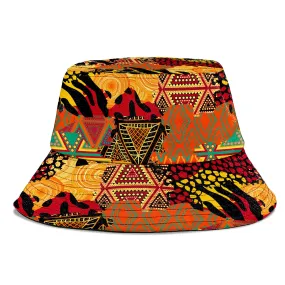 Colored African Patchwork Bucket Hat