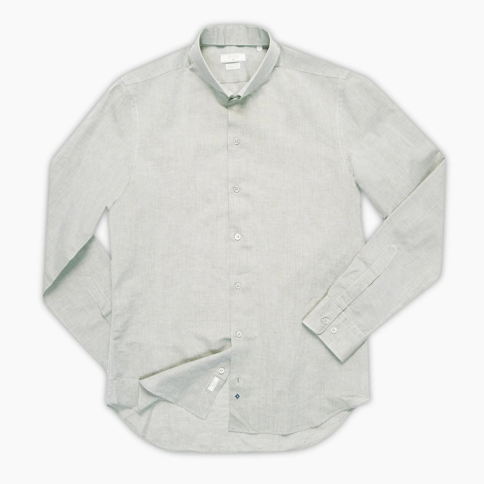 Conrad shirt in Flame Cotton/Linen