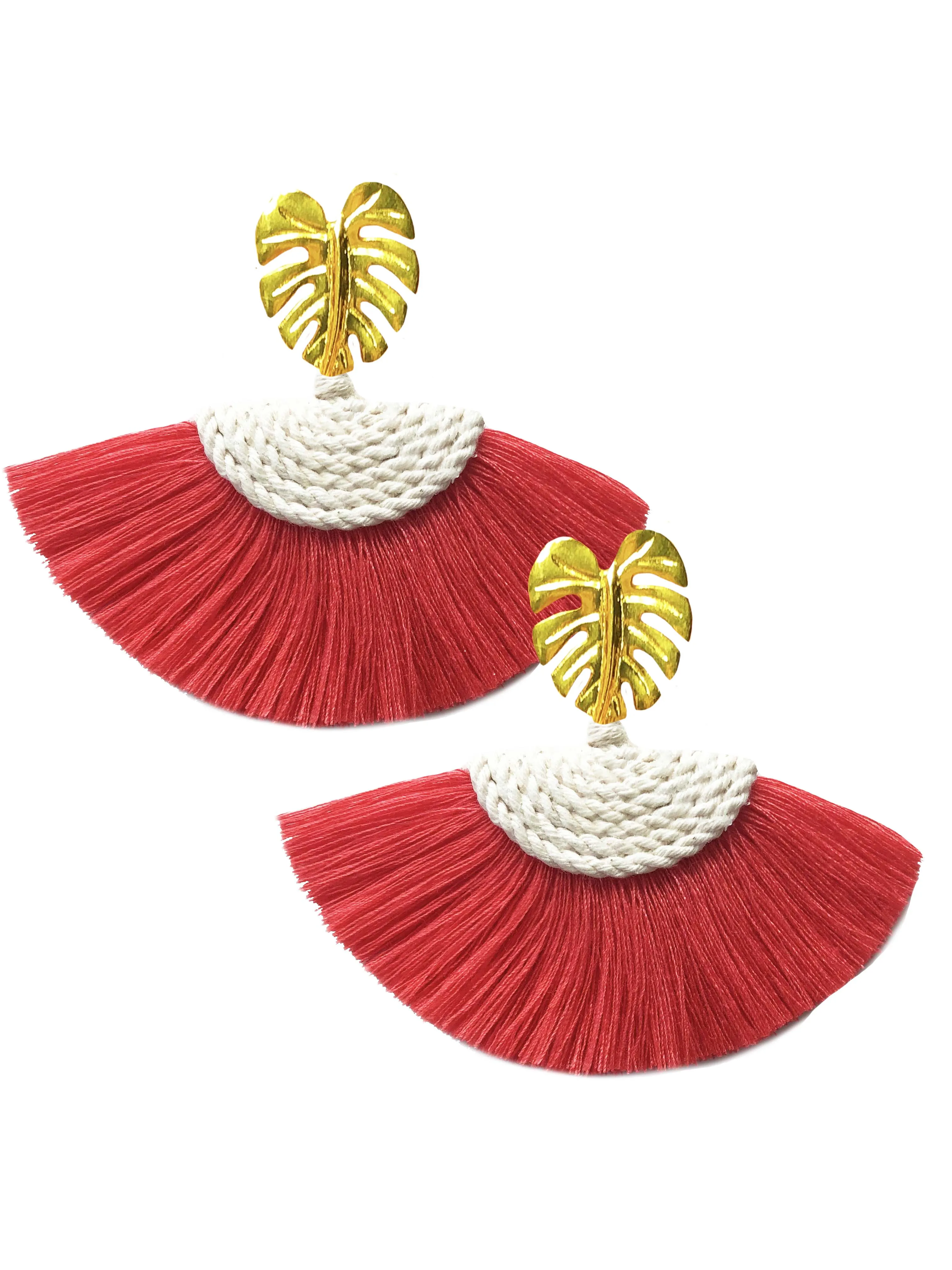 Coral Abanico Earrings