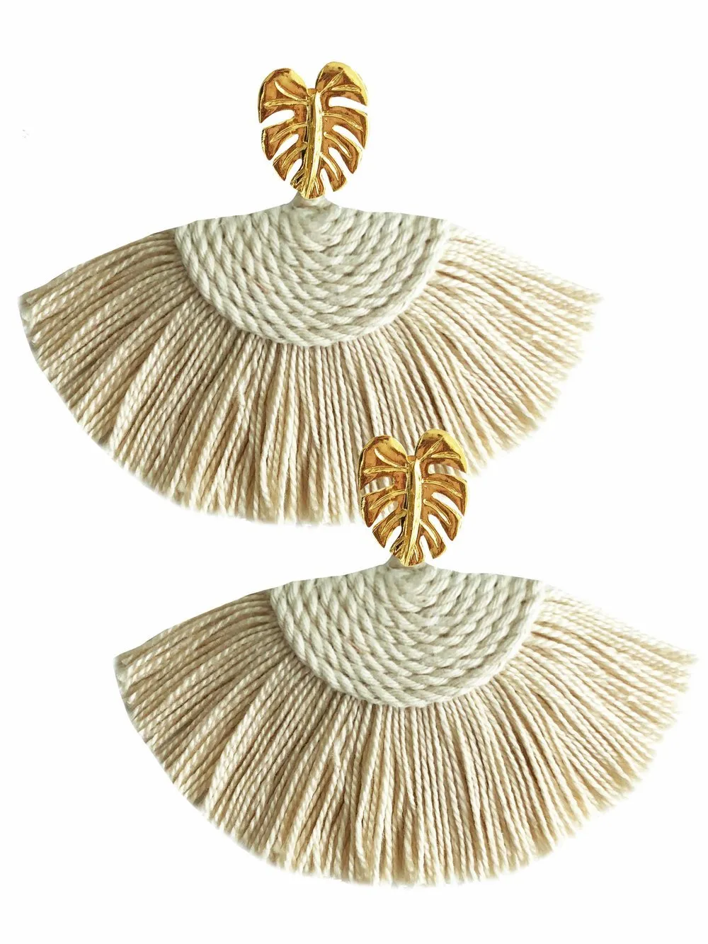 Coral Abanico Earrings