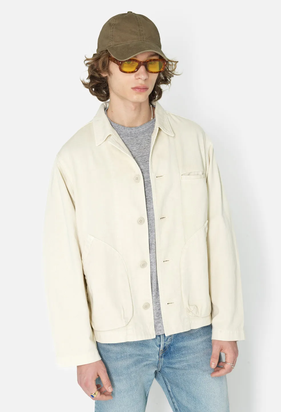 Cotton Chore Jacket / Salt