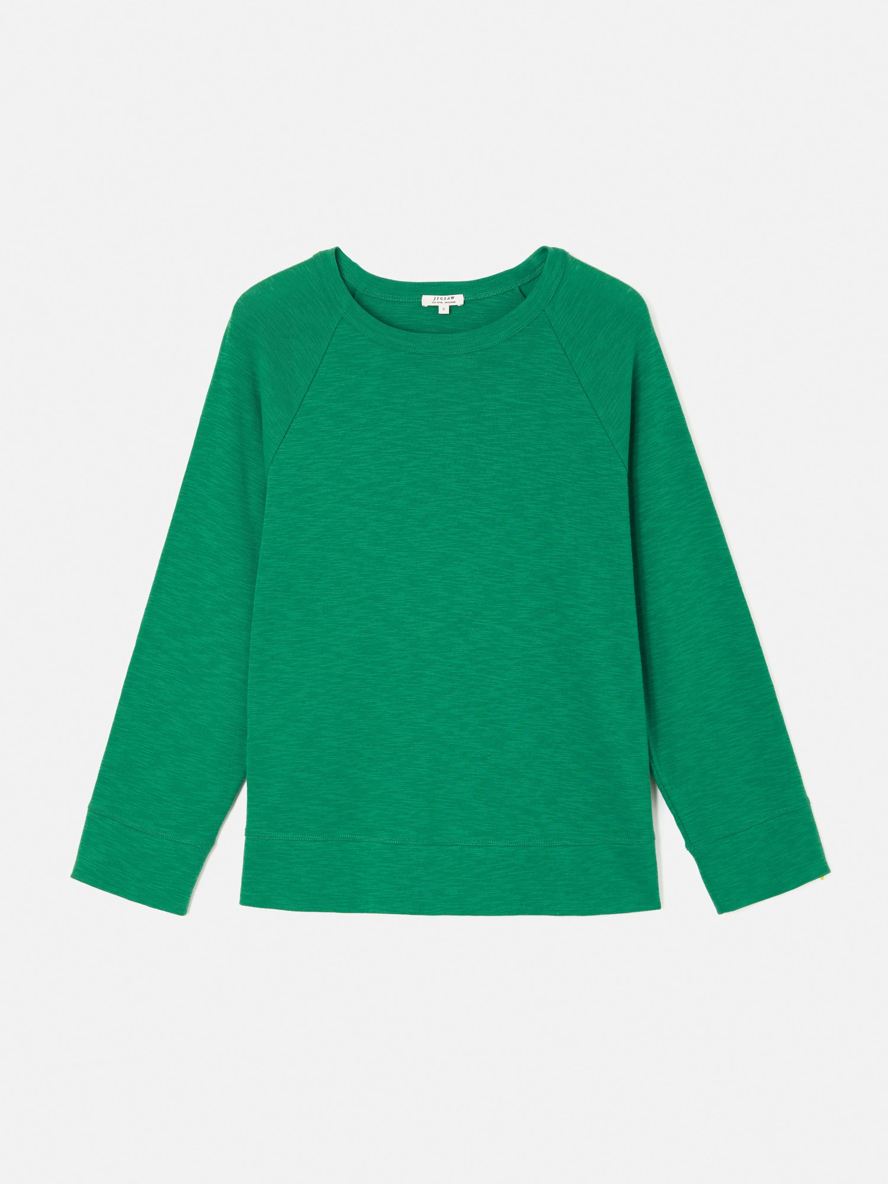 Cotton Luxe Raglan Tee | Green