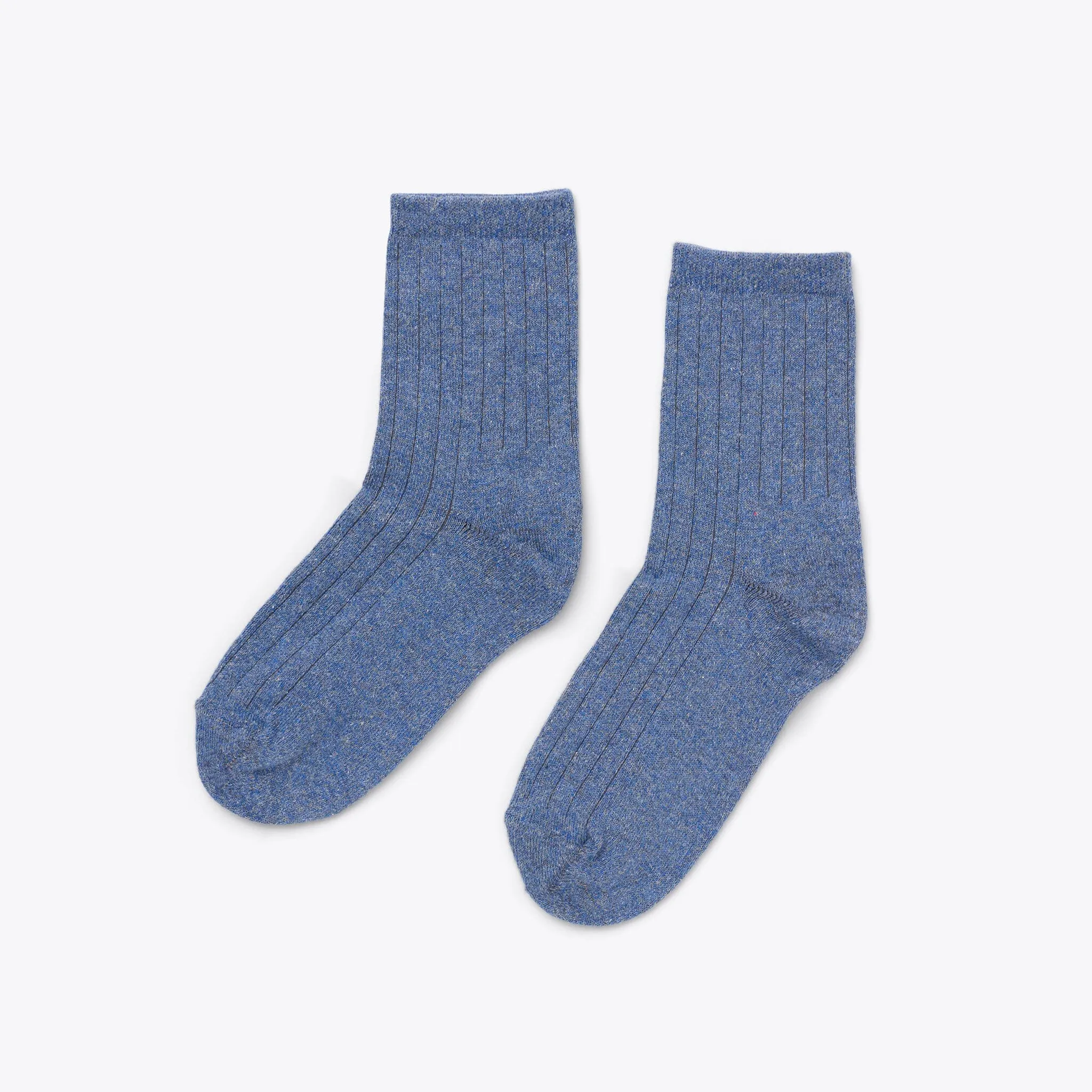 Cotton Mid Sock Indigo Marl