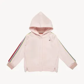 crystal pink cotton magnetic hoodie