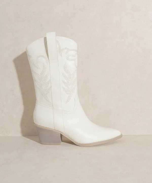 Dazen Around Embroidered Boots [ONLINE EXCLUSIVE]