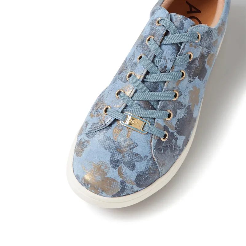 DELILAH XF - DENIM METAL PRINT SUEDE