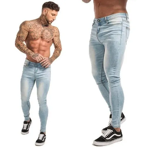 Denim Pants Mens Ripped Jeans