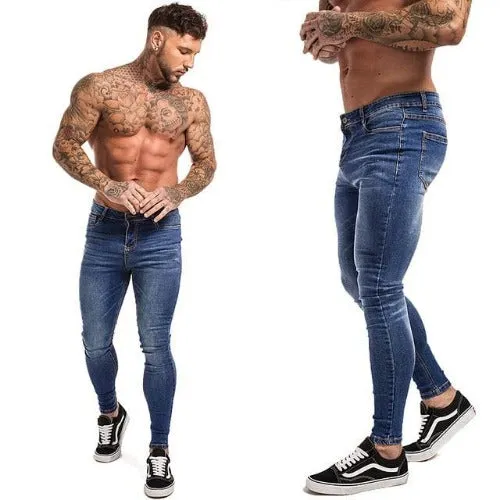 Denim Pants Mens Ripped Jeans