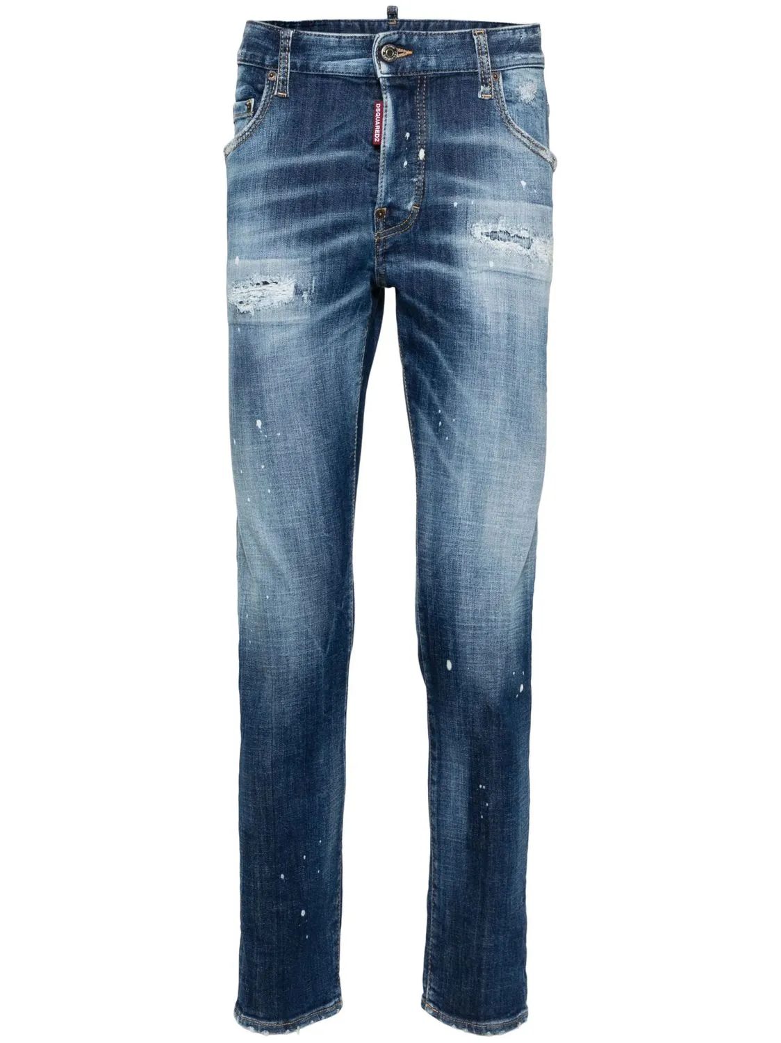 DSQUARED2 SKATER DISTRESSED SKINNY JEANS