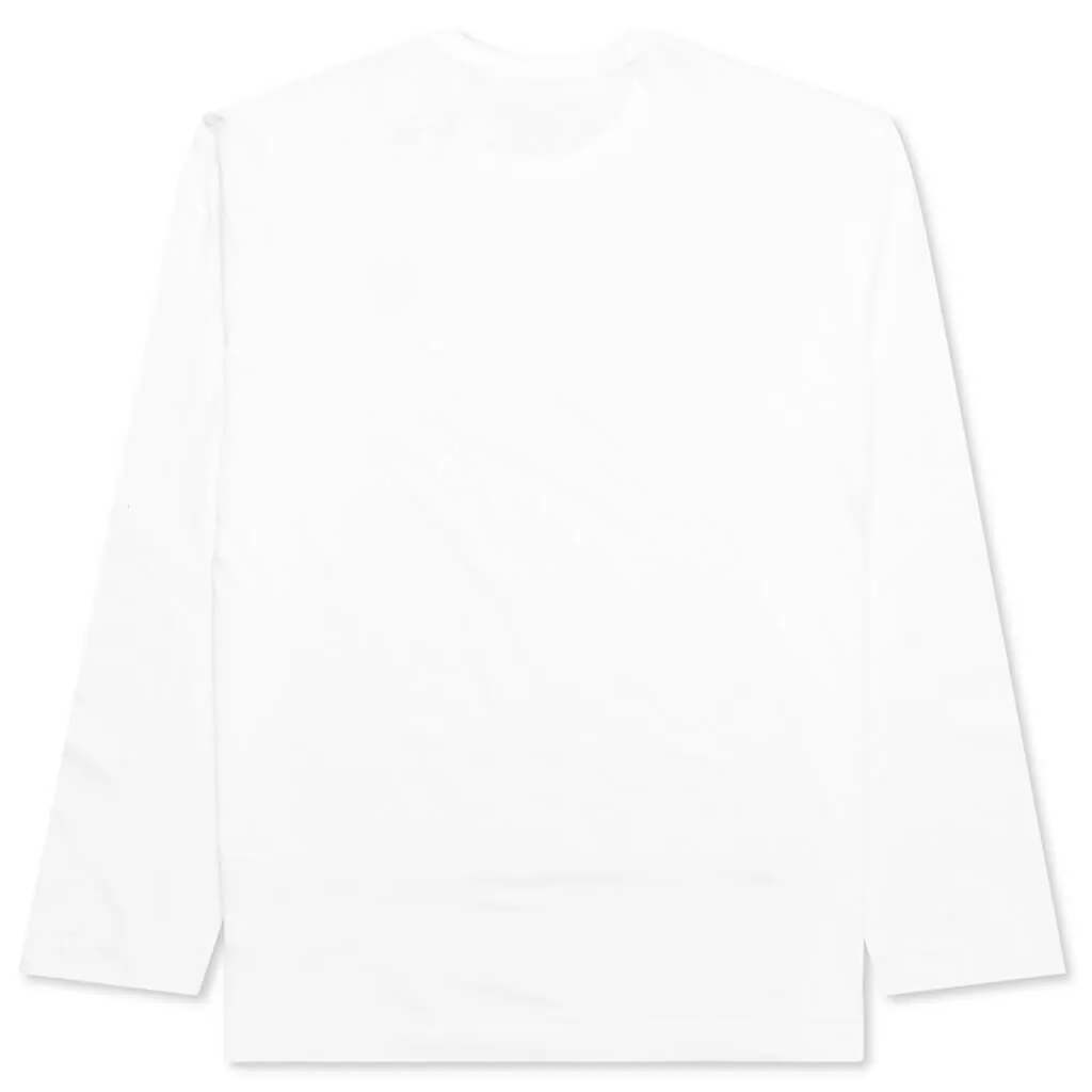 Emblem L/S T-Shirt - White