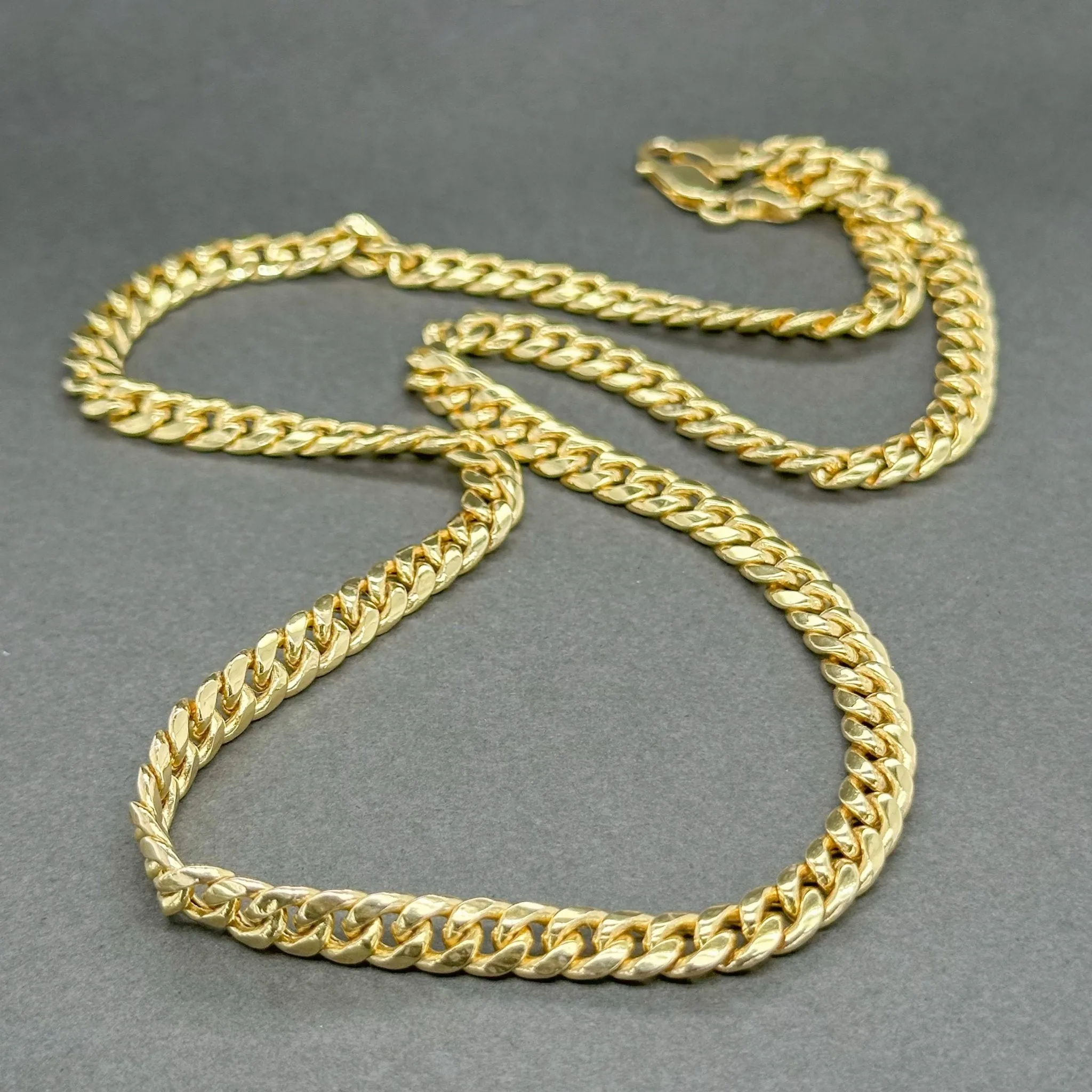 Estate 14K Y Gold 5.90mm 22” Curb Link Chain