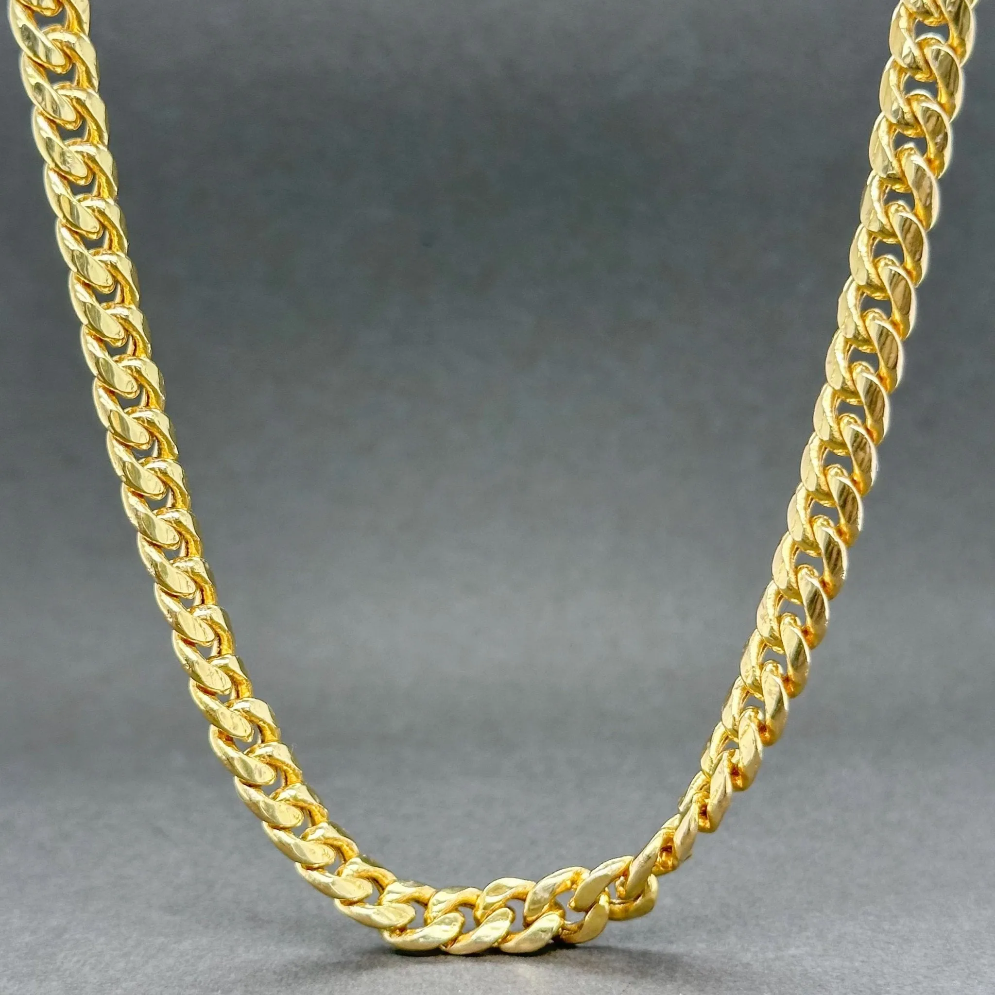 Estate 14K Y Gold 5.90mm 22” Curb Link Chain