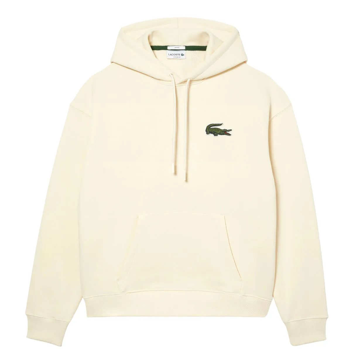 Felpa Unisex Lacoste Logo Cappuccio Bianco