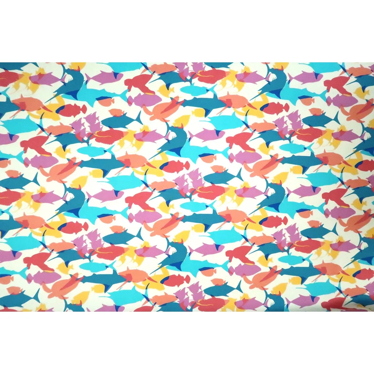 Fish & Turtle Tropical Animal Fabric