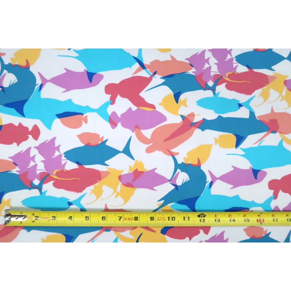 Fish & Turtle Tropical Animal Fabric