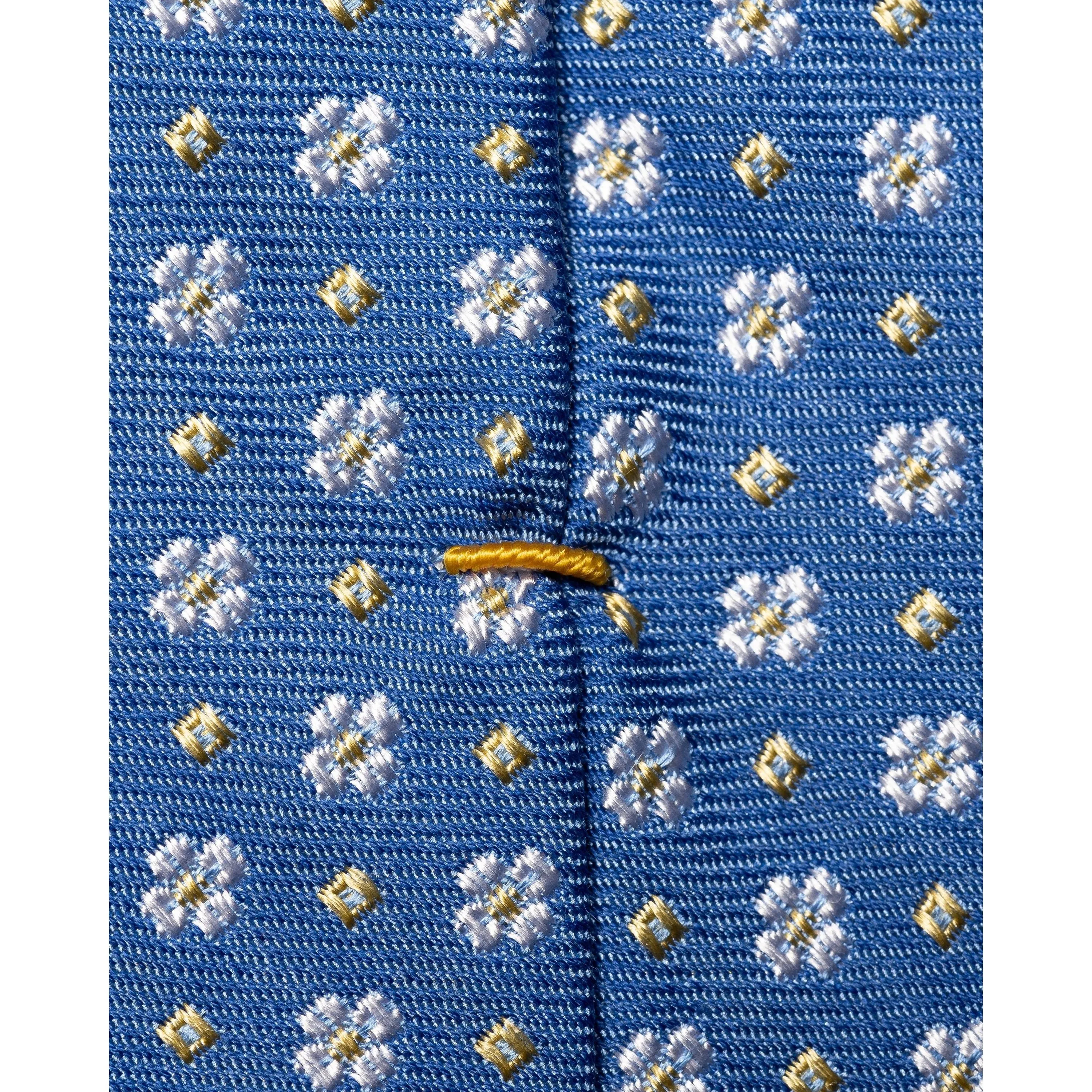 FLORAL SILK COTTON TIE