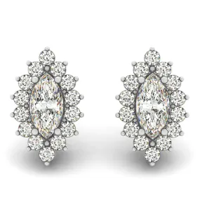 Halo Diamond Earring