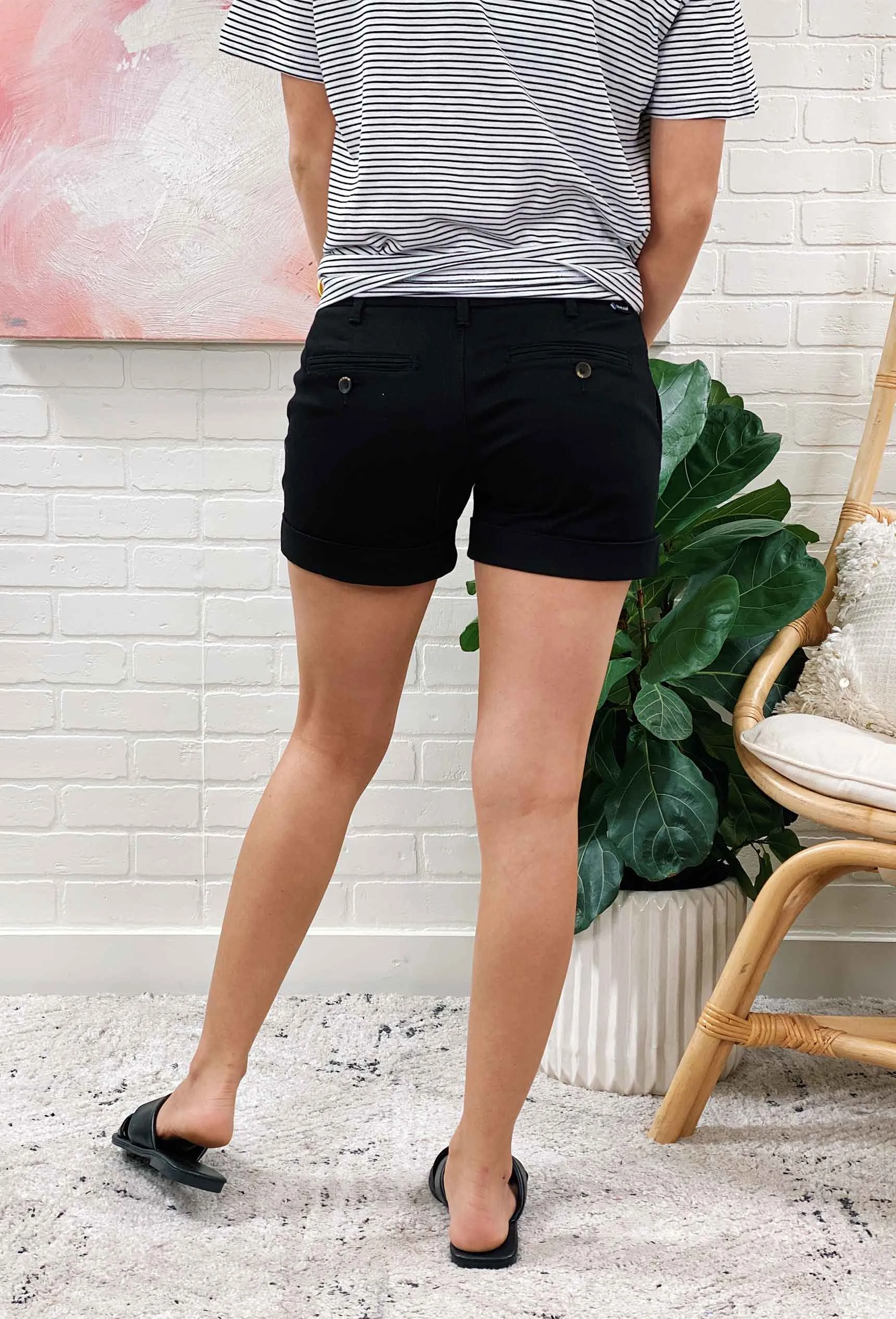 Hampton Shorts by Dear John in Black