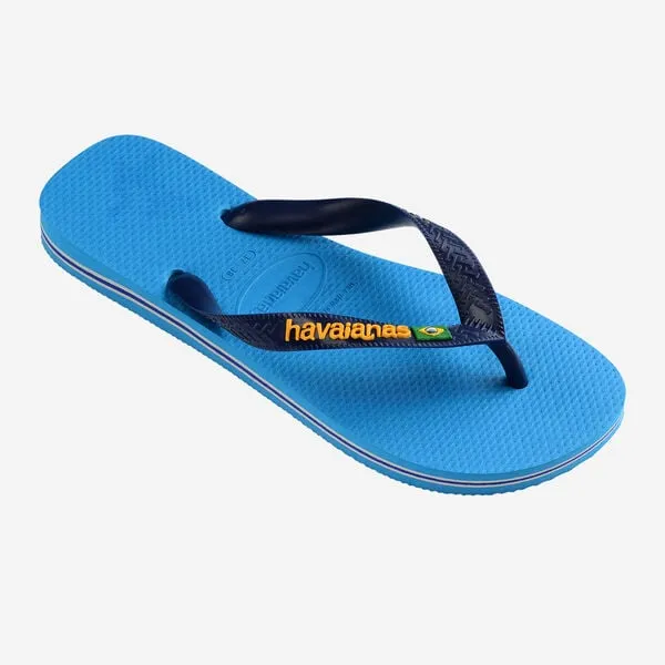 Havaianas unisex adult flip flops H. Brasil Logo FC 4.110.850 6946 turquoise 